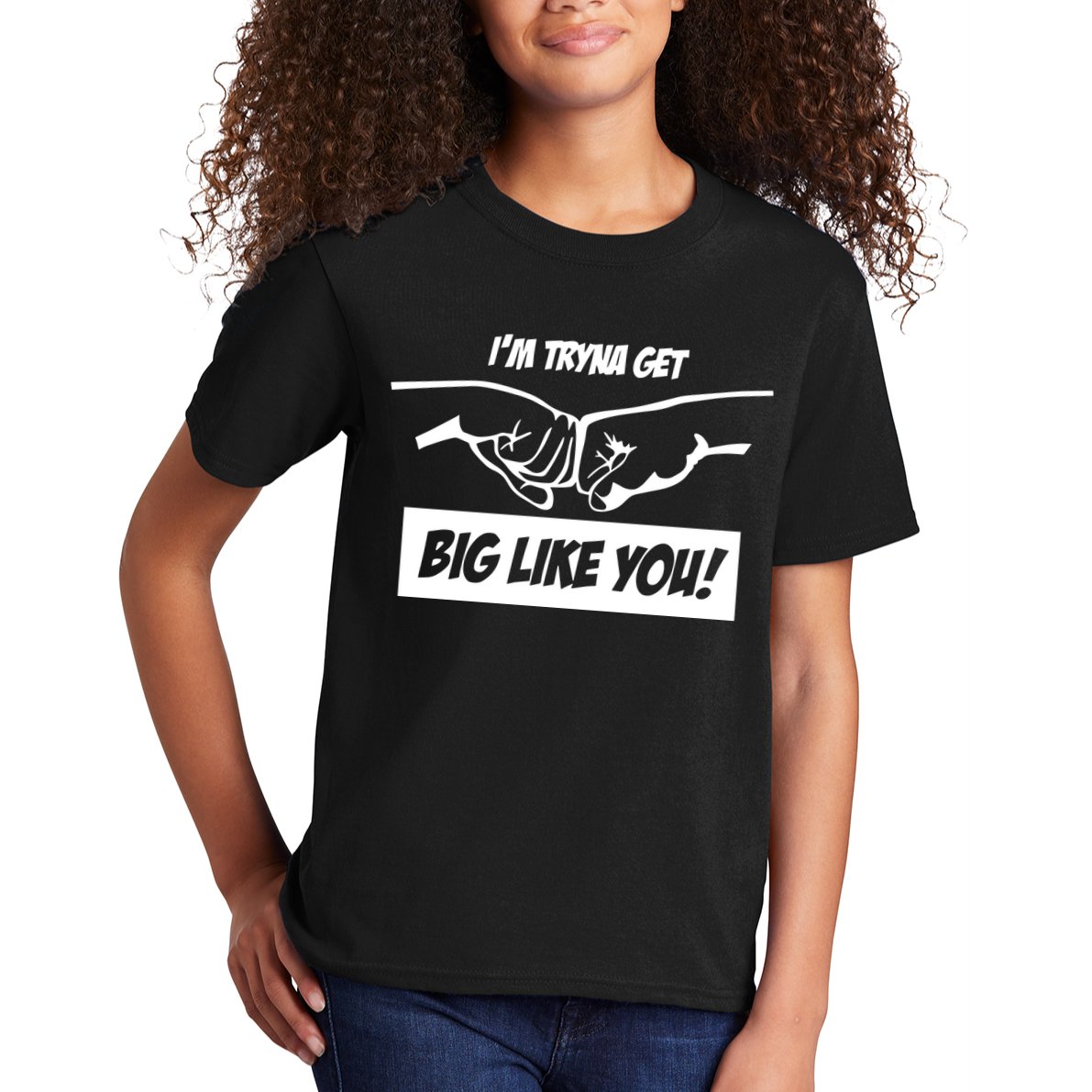 Team Full Rom IM Tryna Get Big Like You Kids T-Shirt