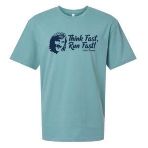 Think Fast Run Fast Sueded Cloud Jersey T-Shirt