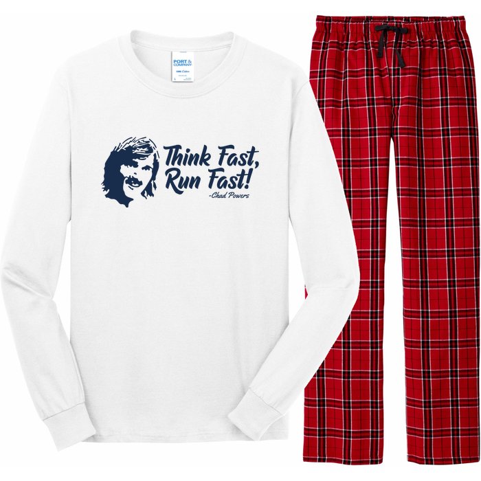 Think Fast Run Fast Long Sleeve Pajama Set