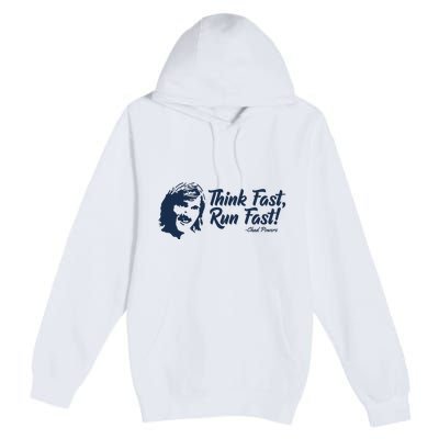 Think Fast Run Fast Premium Pullover Hoodie