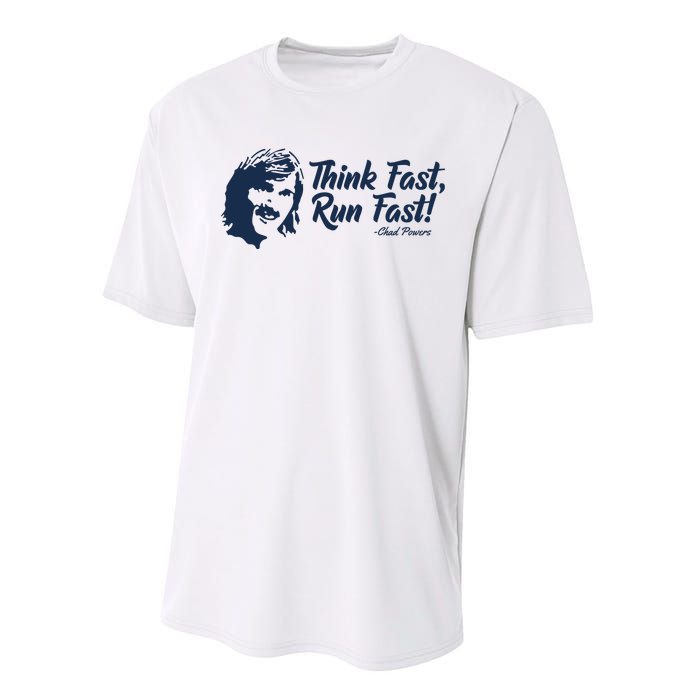 Think Fast Run Fast Performance Sprint T-Shirt