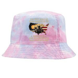 The First Rule Of Gun Safety Is To Never Let The Governt Tie-Dyed Bucket Hat