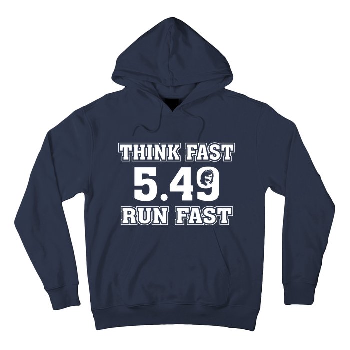 Think Fast Run Fast 5.49 Lover New York Pennsylvania Football Hoodie