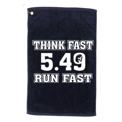 Think Fast Run Fast 5.49 Lover New York Pennsylvania Football Platinum Collection Golf Towel