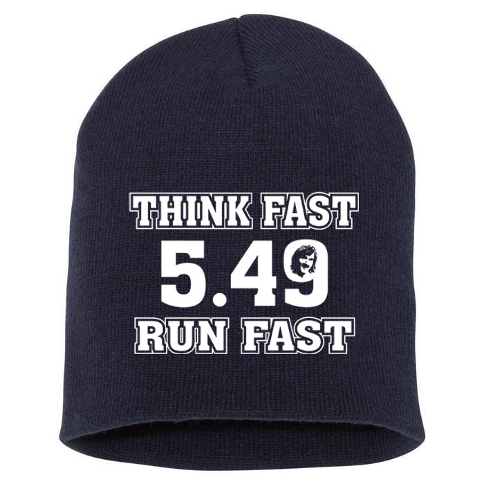 Think Fast Run Fast 5.49 Lover New York Pennsylvania Football Short Acrylic Beanie