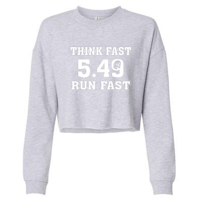 Think Fast Run Fast 5.49 Lover New York Pennsylvania Football Cropped Pullover Crew