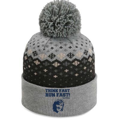 Think Fast Run Fast Chad Powers The Baniff Cuffed Pom Beanie