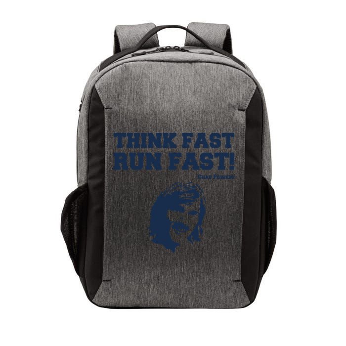 Think Fast Run Fast Chad Powers Vector Backpack