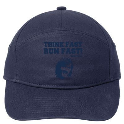 Think Fast Run Fast Chad Powers 7-Panel Snapback Hat