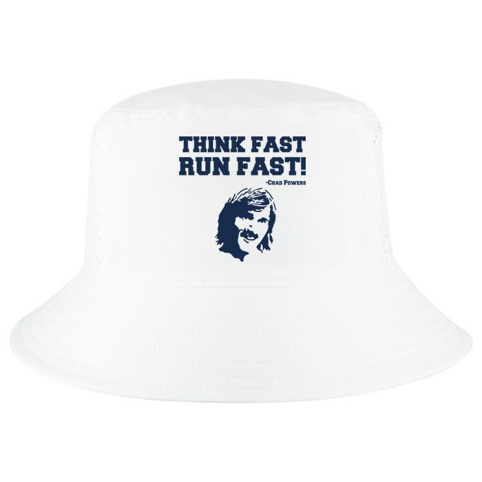 Think Fast Run Fast Chad Powers Cool Comfort Performance Bucket Hat