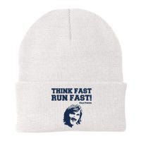 Think Fast Run Fast Chad Powers Knit Cap Winter Beanie