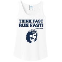 Think Fast Run Fast Chad Powers Ladies Essential Tank