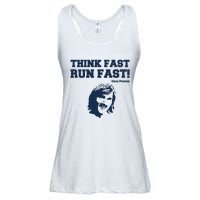 Think Fast Run Fast Chad Powers Ladies Essential Flowy Tank