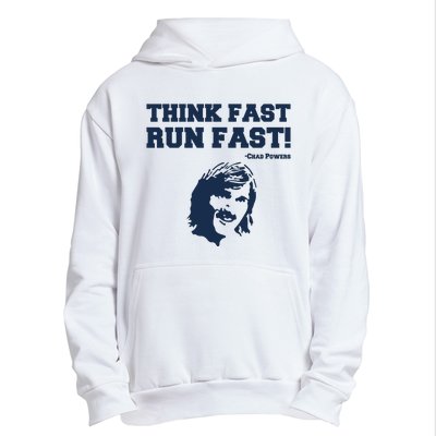 Think Fast Run Fast Chad Powers Urban Pullover Hoodie