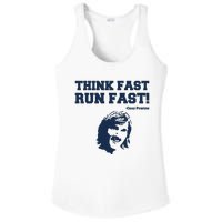 Think Fast Run Fast Chad Powers Ladies PosiCharge Competitor Racerback Tank