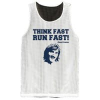 Think Fast Run Fast Chad Powers Mesh Reversible Basketball Jersey Tank