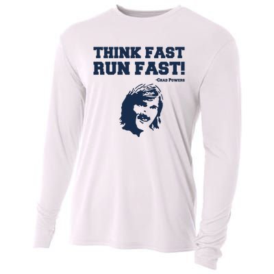 Think Fast Run Fast Chad Powers Cooling Performance Long Sleeve Crew