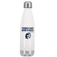 Think Fast Run Fast Chad Powers Stainless Steel Insulated Water Bottle