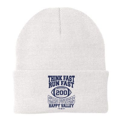 Think Fast Run Fast, Chad Powers 200 American Football Knit Cap Winter Beanie
