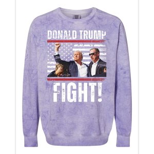 Trump Fight Rally Pennsylvania Colorblast Crewneck Sweatshirt