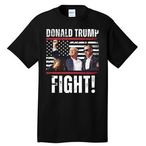 Trump Fight Rally Pennsylvania Tall T-Shirt