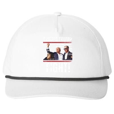 Trump Fight Rally Pennsylvania Snapback Five-Panel Rope Hat