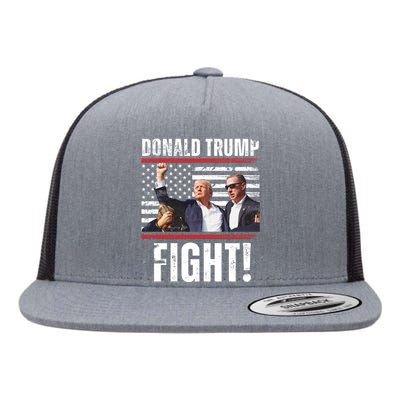 Trump Fight Rally Pennsylvania Flat Bill Trucker Hat