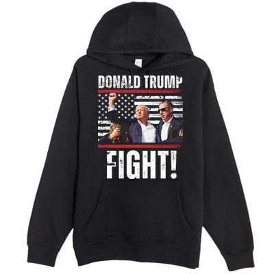 Trump Fight Rally Pennsylvania Premium Pullover Hoodie