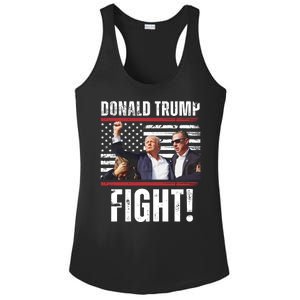 Trump Fight Rally Pennsylvania Ladies PosiCharge Competitor Racerback Tank