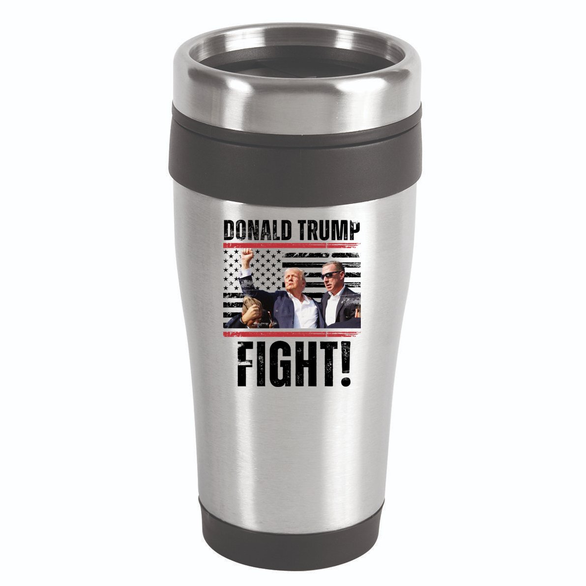 Trump Fight Rally Pennsylvania 16oz Travel Tumbler