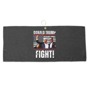 Trump Fight Rally Pennsylvania Large Microfiber Waffle Golf Towel