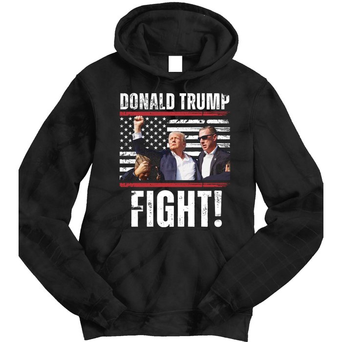 Trump Fight Rally Pennsylvania Tie Dye Hoodie