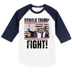 Trump Fight Rally Pennsylvania Baseball Sleeve Shirt