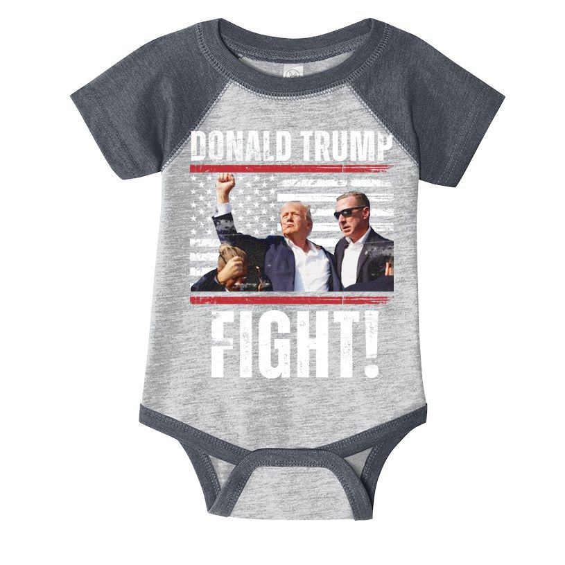 Trump Fight Rally Pennsylvania Infant Baby Jersey Bodysuit