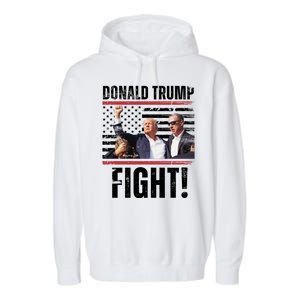 Trump Fight Rally Pennsylvania Garment-Dyed Fleece Hoodie