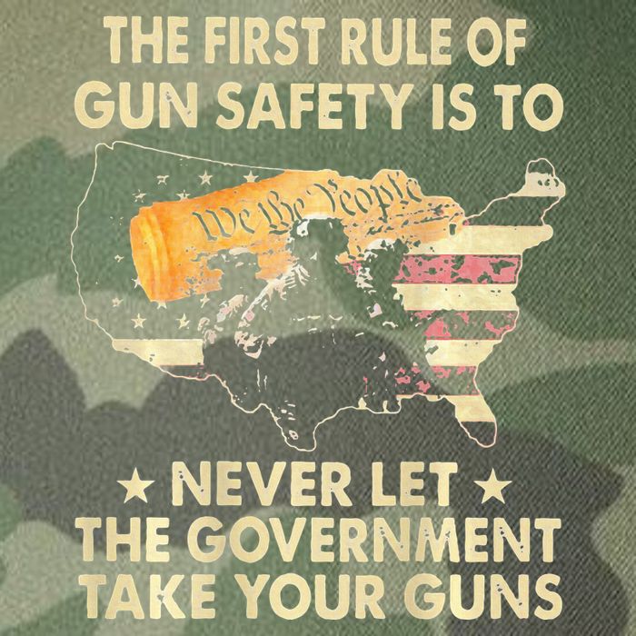 The First Rule Of Gun Safety Is To Never Let Legacy Tie Dye Trucker Hat