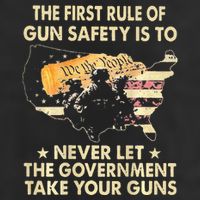 The First Rule Of Gun Safety Is To Never Let Garment-Dyed Fleece Hoodie