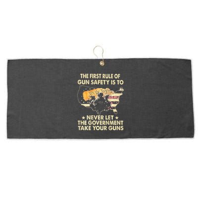 The First Rule Of Gun Safety Is To Never Let Large Microfiber Waffle Golf Towel