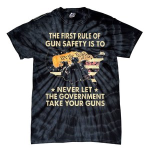 The First Rule Of Gun Safety Is To Never Let Tie-Dye T-Shirt