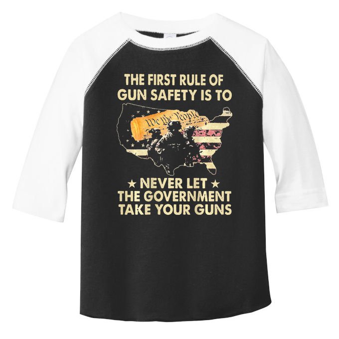 The First Rule Of Gun Safety Is To Never Let Toddler Fine Jersey T-Shirt