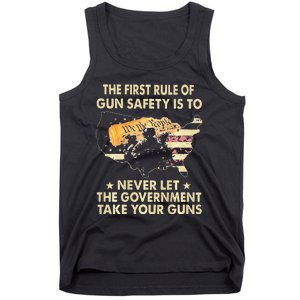 The First Rule Of Gun Safety Is To Never Let Tank Top