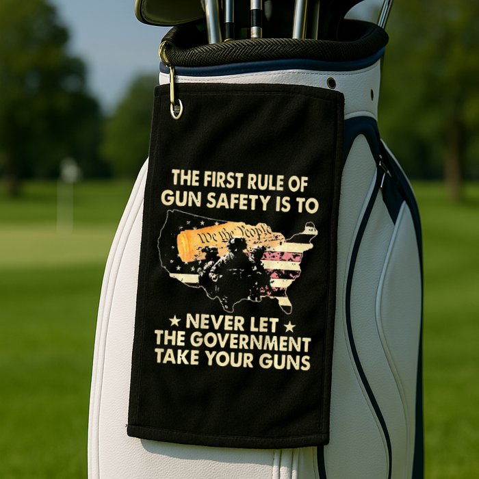 The First Rule Of Gun Safety Is To Never Let Golf Towel