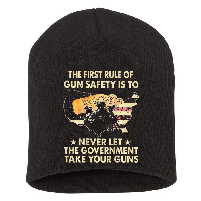 The First Rule Of Gun Safety Is To Never Let Short Acrylic Beanie