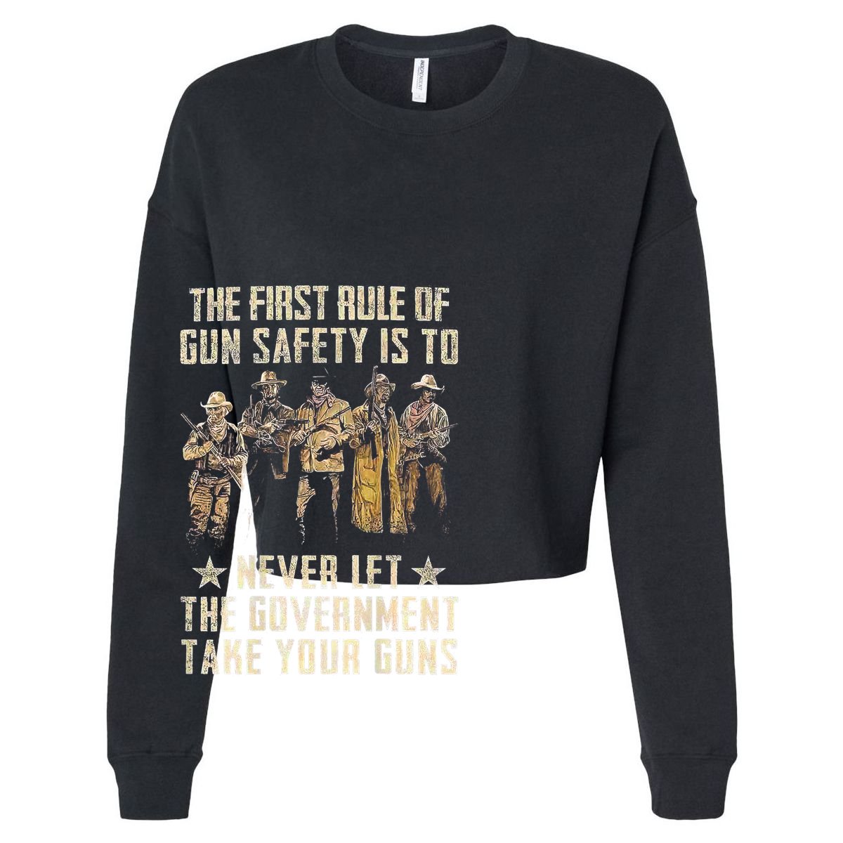 The First Rule Of Gun Safety (On Back) 15oz Campfire Ceramic Mug