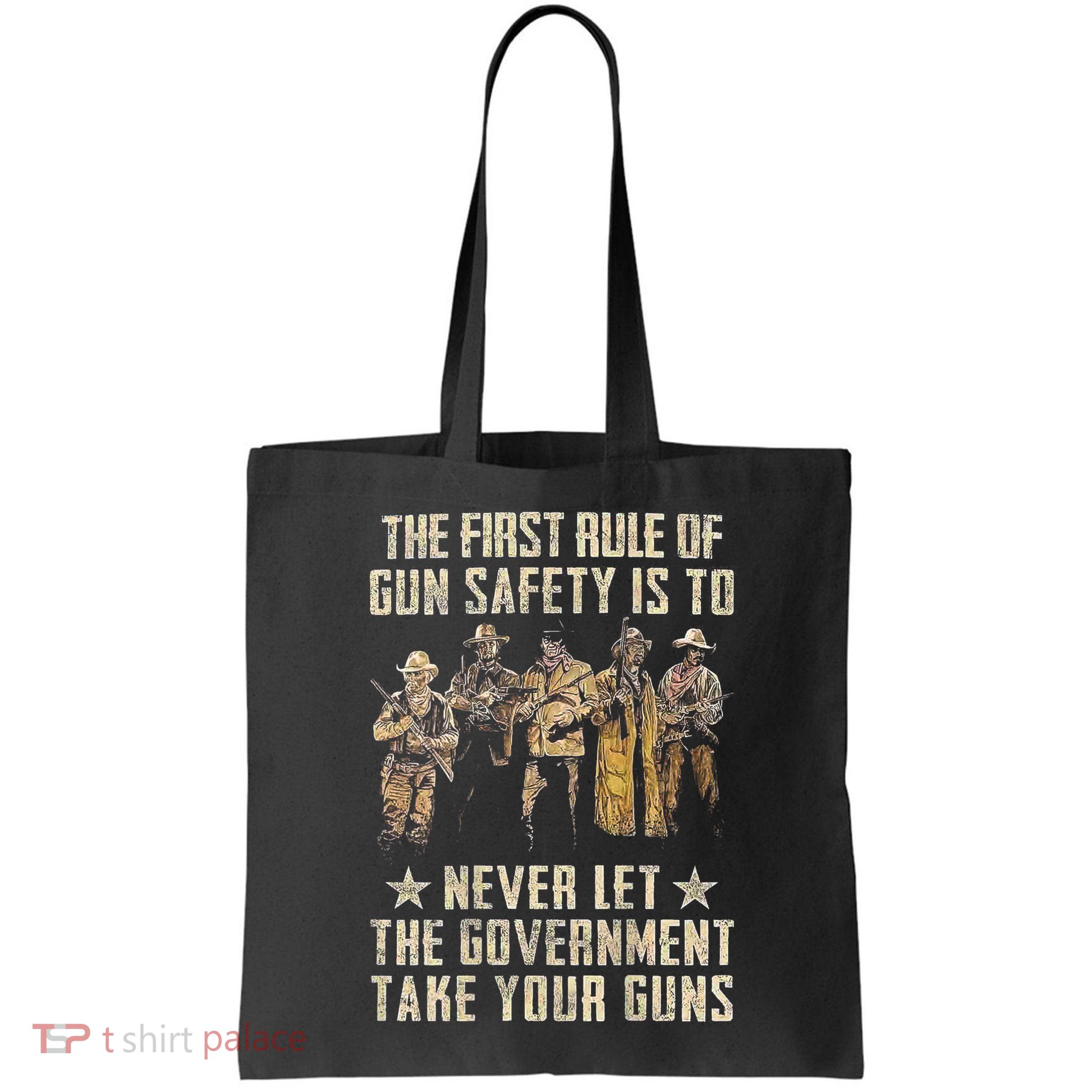 The First Rule Of Gun Safety (On Back) Bag