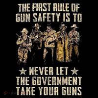 The First Rule Of Gun Safety (On Back) Poster