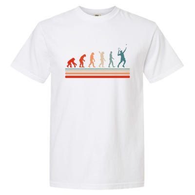 Tennis Funny Retro Vintage Evolution Design Love Tennis Gift Garment-Dyed Heavyweight T-Shirt