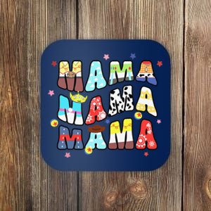 Toy Funny Story Mama Boy Mom Mommy Groovy Happy MotherS Day Coaster