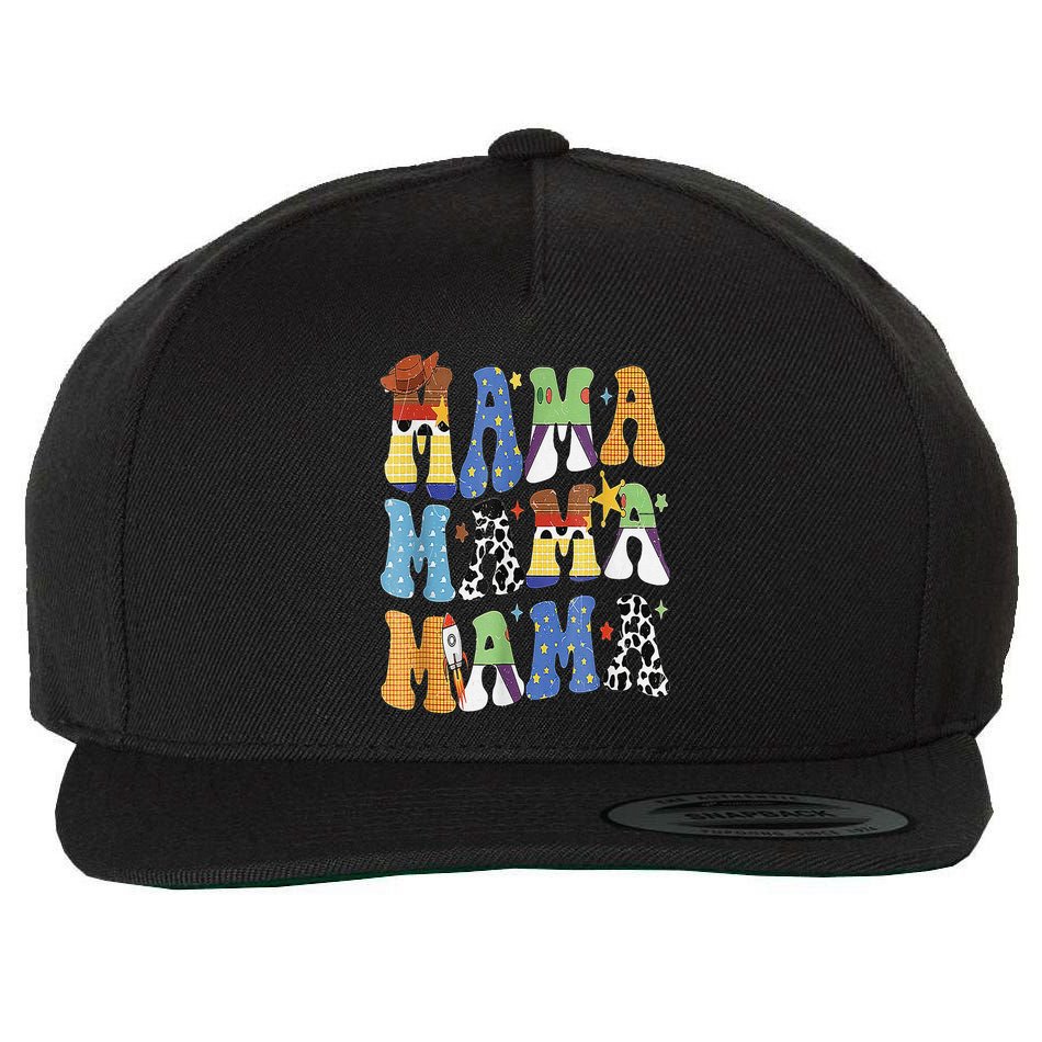 Toy Funny Story Mama Boy Mom MotherS Day Wool Snapback Cap