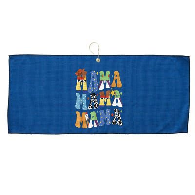 Toy Funny Story Mama Boy Mom MotherS Day Large Microfiber Waffle Golf Towel